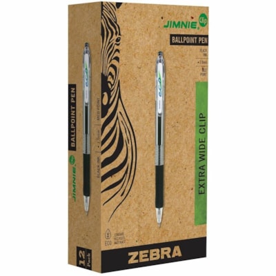 JIMNIE STYLO BILLE-RÉTRACTABLE PTE MOY NOIR AGRAFE À RELIURE RECHARGEABLE INCLUS RECHARGE H