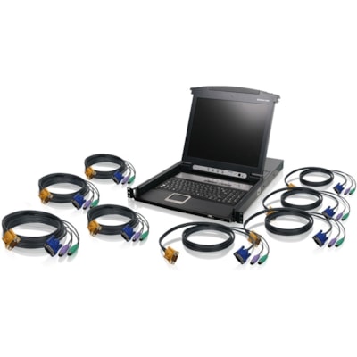 Kit KVM IOGEAR  CÃ¢ble gcl1808kitp pi ces sont po polyb