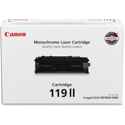 Canon CRG-119II Original Toner Cartridge - Laser - Black HIGH CAP YIELDS - 6 400 PAGES ISO/IEC STANDARD