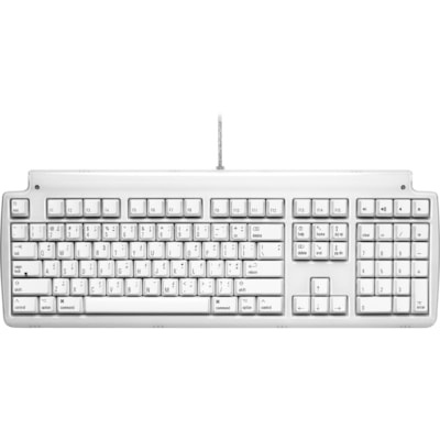 Matias TactilePro Keyboard - Cable Connectivity - USB Interface - English, French - Mechanical Keyswitch - White r Mac - White - 3-Port USB-A 2 .0 Hub - USB (USB-A