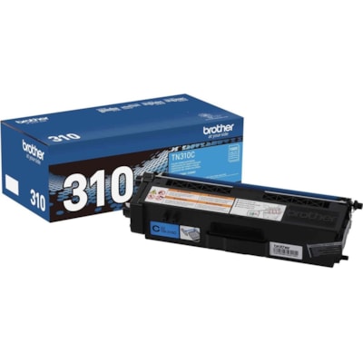 Brother TN310C Original Toner Cartridge - Laser - 1500 Pages - Cyan - 1 Each 1500 PG YIELD HL4150/4570 MFC9460/9560/9970