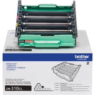 Brother DR310CL Replacement Drum - Laser Print Technology - 25000 - Black - 1 Each HL-4150CDN  4570CDW YIELD 25 000