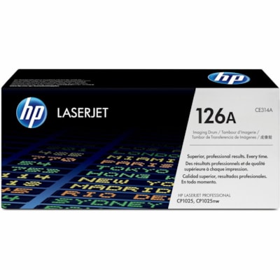 HP 126A(CE314A) Original LaserJet Imaging Drum - Single Pack - Laser Print Technology - 14000 Black, 7000 Color - Black, Color - 1 Each CP1025NW YIELD 14000 