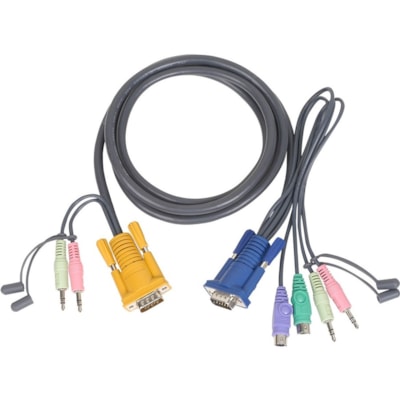 IOGEAR KVM Cable - 1.83m -One PS/2 KVM Cable .5 mm - 6 pin PS/2