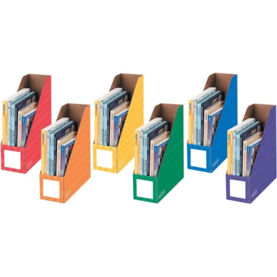 Bankers Box Magazine File Storage Holder - Assorted - 6 / Pack ASSORTED  BANKERS BOX 50%PCW