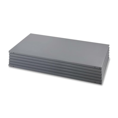 Safco - Etagère / Tablette de Rangement 6255 - largeur de 48 po (1219,20 mm) x profondeur de 24 po (609,60 mm) x hauteur de 85 po (2159 mm) - 6 Étagère(s) - 5400 lb (2449398,80 g) Capacité de charge - Résistants - Gris foncé - Thermolaqué - Acier - Assemblag  