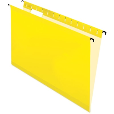 Pendaflex - SureHook 6152CYLW format lettre Recyclé Dossier suspendu - 8 1/2 po (215,90 mm) x 11 po (279,40 mm) - Jaune - 10% Recyclé - 20 / boîte LETTRE - JAUNE 20 PAR BOITES