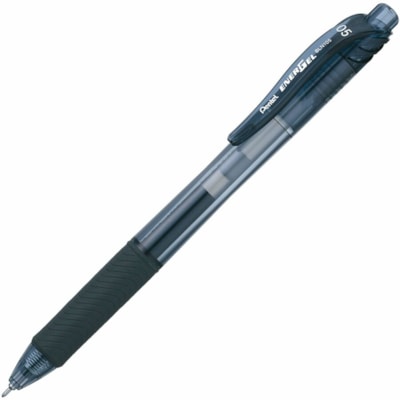 EnerGel-X Retractable Gel Roller, (0.5mm) Needle Tip, Black Ink - Pentel EnerGel X Retractable Liquid Gel Rollerball Pen, Everyday Writing, Office Supplies, School Supplies, 0.5mm Fine Needle Point, Black Ink PENTEL  0.5MM NEEDLE POINT REFILLABLE  BLACK INK
