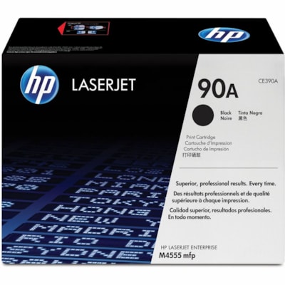 HP 90A (CE390A) Original Standard Yield Laser Toner Cartridge - Single Pack - Black - 1 Each - 10000 Pages CARTRIDGE  YIELD 10000 SMART PRINT TECHNOLOGY