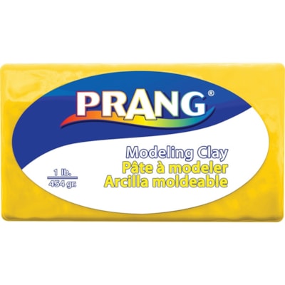 Prang - Pâte à modeler - Artisanat argile - Jaune - 1 / emballage BLOC DE 1 LB 