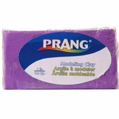 Prang Modeling Clay - Clay Craft - Violet - 1 Each 1LB BLOCK 