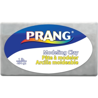 Prang Modeling Clay - Clay Craft - 1 / Pack - Gray 1LB BLOCK 