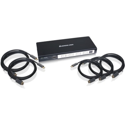 IOGEAR HDMI Switch - WUXGA - 1080p4 x 1  AND HIGH SPEED CABLE 