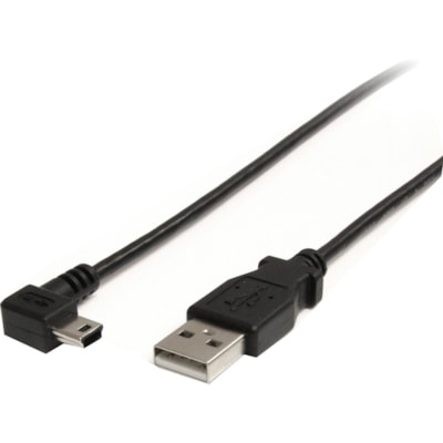 StarTech.com 3 ft Mini USB Cable - A to Right Angle Mini B - Connect your Mini USB devices, with the cable out of the way - 3ft Mini USB Cable - 3 ft A to Mini B Cable - 3' USB 2.0 Mini USB Cable - USB to Mini USB Cable - Mini USB Cord - Right Angle Mini USB Cable - A to Right Angle Mini B - M/M BADAP 
