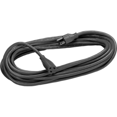 Fellowes Power Extension Cord - 125 V AC / 15 A - Black - 25 ft (7.62 m) Cord Length - 1 HEAVY 