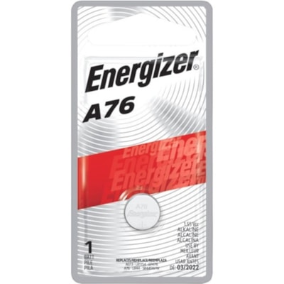 Energizer A76 Watch/Electronic Battery - For Multipurpose - 1.5 V DC - 1 Each 1/PK CUST SPECIFIC
