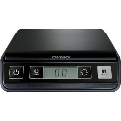 Dymo Pelouze Digital Postal Scale - 5 lb (2267.96 g) / 4.85 lb (2200 g) Maximum Weight Capacity - Black, Silver  