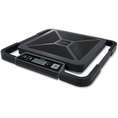 Dymo 100lb Digital USB Shipping Scale - 100 lb (45359.24 g) / 99.21 lb (45000 g) Maximum Weight Capacity - 2" (50.80 mm) Maximum Height Measurement - Black/Silver 100LB USB 