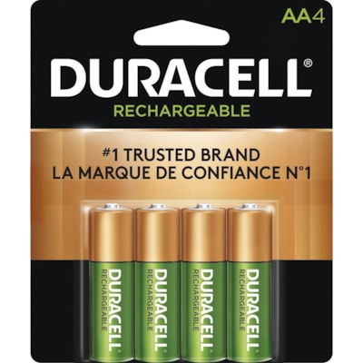 Duracell DX1500 General Purpose Battery - For Multipurpose - Battery Rechargeable - AA - 2000 mAh - 1.2 V DC - 4 / Pack 4 PACK CUST SPECIFIC