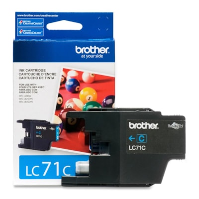 Brother Innobella LC71C Original Ink Cartridge - Inkjet - 300 Pages - Cyan - 1 Each LC-71CS  YIELD 300 