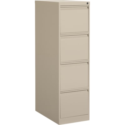 Global MVL25401 File Cabinet - 4-Drawer - 15.2" (384.81 mm) Width x 25" (635 mm) Depth x 52" (1320.80 mm) Height - 4 x Drawer(s) for File - Letter - Vertical - Lockable - Nevada - Metal LETTER 