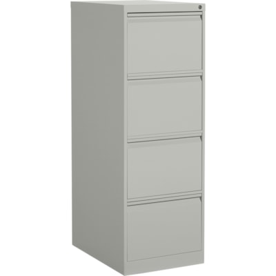 Global - Classeur MVL25451 File Cabinet - 4-Drawer - largeur de 18,2 po (461,01 mm) x profondeur de 25 po (635 mm) x hauteur de 52 po (1320,80 mm) - 4 x Tiroir(s) pour Dossier - format légal - Vertical - Gris - Métal GRIS 