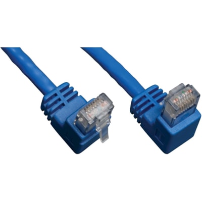 Tripp Lite series N204-003-BL-DN Cat6 Patch Cable - 3 ft (0.91 m) Category 6 Network Cable for Network Device - First End: 1 x RJ-45 Network - Male - Second End: 1 x RJ-45 Network - Male - Patch Cable - Blue isted Pair (UTP) - Male Left G ender - Male Right G