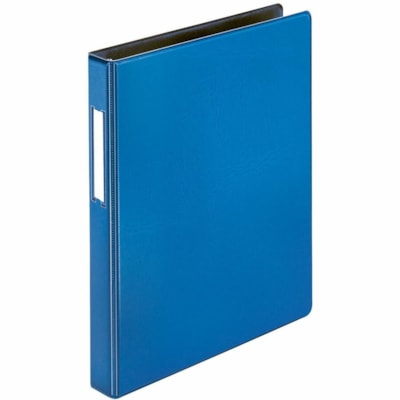 Cardinal EasyOpen Ring Binder - Letter - 8 1/2" (215.90 mm) x 11" (279.40 mm) Sheet Size - 400 Sheet Capacity - 3 x 1" (25.40 mm) Ring(s) - Fastener(s): Slant D-Ring - Pocket(s): 4, Internal - Polypropylene, Board, Fiber - Blue - Recycled - Durable, One Touch Ring, Reusable, Heavy Duty, Wrinkle Resi  