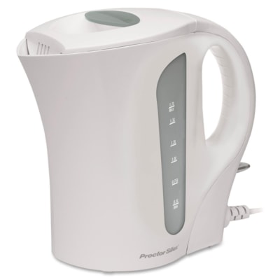 Proctor Silex Electric Kettle - 1.80 quart (1700 mL) - White 1.7L  1500 WATT 