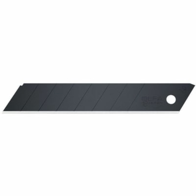 Olfa 10 ultra sharp heavy-duty blades in a plastic case. Blister packed - Heavy Duty - Black - 10 Blister Pack ULTRA-SHARP FOR CL L-1 L-2 LA-X SL-1