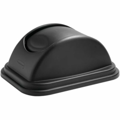 Rubbermaid Commercial - Couvercle pour Couvercle de poubelle Untouchable - Résine, Plastique, Polypropylène - Noir OUCHABLE  ACCUEILLE 2957  NR S 29571  BLACK