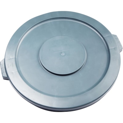 Rubbermaid Commercial 2631 32 Gallon BRUTE Container Lids - Round - 22.40" (568.96 mm) Diameter - High-density Polyethylene (HDPE) - Gray - 6 / Pack GRAY 