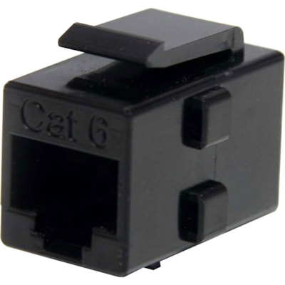 StarTech.com Cat 6 RJ45 Keystone Jack Network Coupler - F/F - Join Two Cat6 Patch Cables Together to Make a Longer Cable - rj45 keystone coupler - cat6 keystone coupler - ethernet keystone coupler - network keystone coupler - rj45 coupler ether to Make a Longer Cable -  rj45 keystone coupl