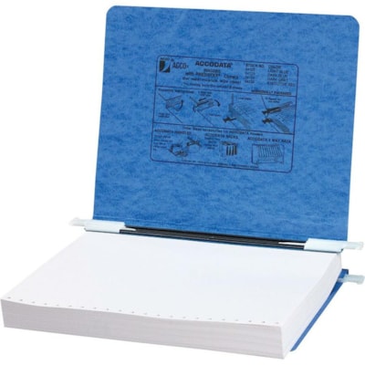 ACCO Presstex Data Binder - Letter - 8 1/2" x 11" Sheet Size - 20 pt. Binder Thickness - Presstex, Pressboard - Blue - Recycled - Durable - 1 Each 11X8-1/2 PRESSTEX 6" CAPACITY 