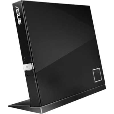 Asus SBW-06D2X-U Blu-ray Writer - External - BD-R/RE Support - 24x CD Write/16x CD Rewrite/24x CD Read - 6x BD Write/2x BD Rewrite/6x BD Read - 8x DVD Write/8x DVD Rewrite/8x DVD Read - Double-layer Media Supported - USB 2.0 - Slimline  BLACK  RETAIL  USB 2.0  CYBER LINK EXTERNAL SLIM f