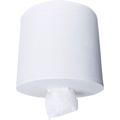 Scott - Mouchoir en papier Essential - 2 Pli - largeur de 8 po (203,20 mm) x longueur de 625 pi (190,50 m) - 500 Feuilles/Rouleau - diamètre du rouleau 8,80 po (223,52 mm) - Blanc - Papier - 4 / Carton 2-PLY 8"X15" 500 SHEETS/ROLL 4 ROLLS/CASE