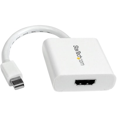 StarTech.com Câble A/V StarTech.com - DisplayPort/HDMI - pour Périphérique audio/vidéo, Moniteur, Projecteur, TV - 4,7" - DisplayPort/HDMI pour Périphérique audio/vidéo, Moniteur, Projecteur, TV - 4,7" - 1 x Mini DisplayPort Mâle Audio/Vid&eacute chage Ã  A mini-displayport -e quipped PC ou Mac or