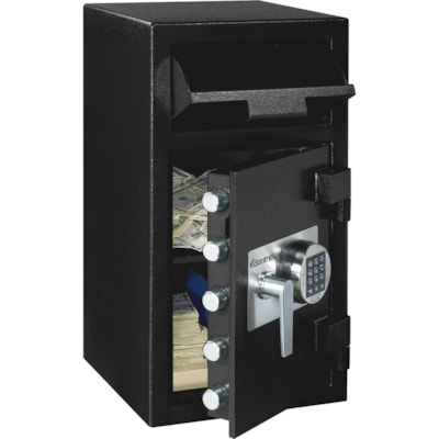 Sentry Safe - Coffre-fort à dépôt avec serrure électronique - 45,30 L - Programmable, Électronique Verrou - 5 Pêne(s) de verrouillage rétractables - Ignifugé, Étanche, Antivol - pour Maison, Money, Document - Dimention interne hauteur de 17,5 po (444,50 mm) x largeur DIM EXT 14LX15 3/5X27H 