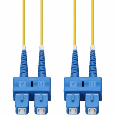 AddOn 10m SC to SC Yellow OS2 Duplex OFNR (Riser-Rated) SMF Fiber Patch Cable - Fiber Optic for Network Device - 10m - 2 x SC Male Network - 2 x SC Male Network - Yellow  CABL 