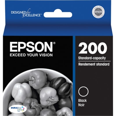 Epson DURABrite 200 Original Ink Cartridge - Inkjet - 175 Pages - Black - 1 Each INK - BLACK 