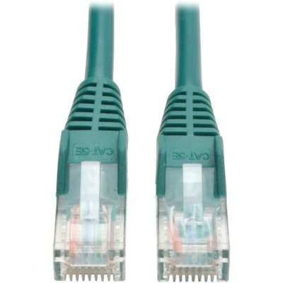 Tripp Lite series 25-ft. Cat5e 350MHz Snagless Molded Cable (RJ45 M/M) - Green - 25 ft (7.62 m) Category 5e Network Cable for Network Device - First End: 1 x RJ-45 Network - Male - Second End: 1 x RJ-45 Network - Male - Patch Cable - Green atch Cable (RJ45 M/M) - Green  25-ft.