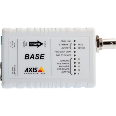 Unité de base PoE à coaxial/Ethernet T8641 AXIS  CPNT 