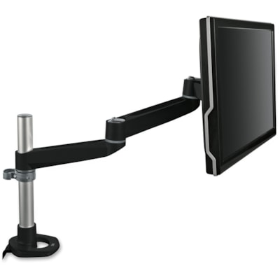 3M Mounting Arm for Flat Panel Display - Silver - Height Adjustable - 30 lb (13607.77 g) Load Capacity - VESA Mount Compatible - 1 Each MONITOR ARM 