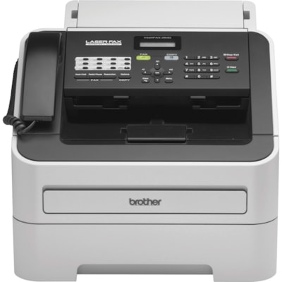 Brother IntelliFax-2840 High-Speed Laser Fax - Laser - Monochrome Sheetfed Digital Copier - 20 cpm Mono - 300 x 600 dpi - 250 sheets - Plain Paper Fax - Corded Handset - 33.60 kbit/s Modem P/C/S/F  20 PG ADF  33.6 KBPS 16 MB MEMORY