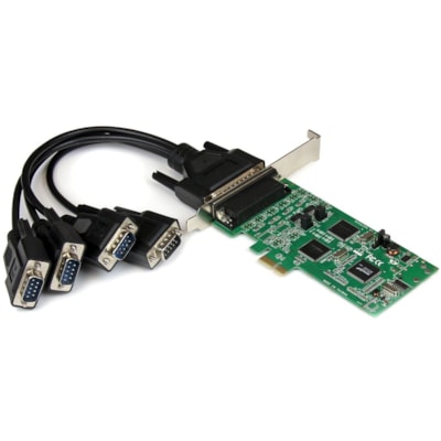 StarTech.com 4 Port PCI Express PCIe Serial Combo Card - 2 x RS232 2 x RS422 / RS485 - Add two RS232, and two RS422/485 serial ports to your PC through a PCI-Express expansion slot - pcie rs485 - pci express rs485 - pcie rs485 - pci express rs422 - pcie rs422  CTLR 