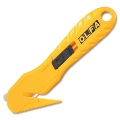 Olfa Professional Concealed Blade Safety Knife - Acetone Resistant, Adjustable Back Stop - Carbon Steel - 1 Each  
