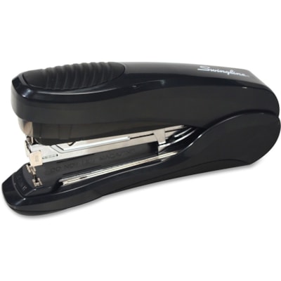 Swingline Low Force 35X Flat Clinch Stapler - Staples Upto 35 Sheet - Holds Upto 210 Staple - Full Strip - Staple Size: 1/4" (6.35 mm) - 1 Each - Chrome - Rubber, Metal 35X FULL STRIP LOW FORCE 