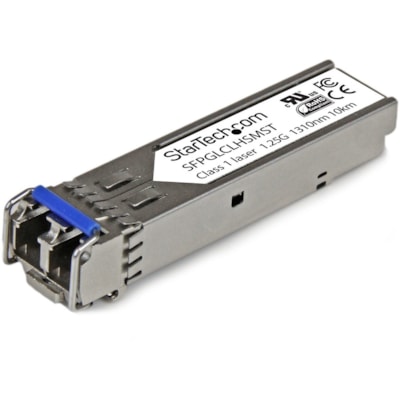 StarTech.com Cisco GLC-LH-SM Compatible SFP Module - 1000BASE-LX/LH - 1GE Gigabit Ethernet SFP Transceiver - 10km - Cisco GLC-LH-SM Compatible SFP - 1000BASE-LX/LH 1 Gbps - 1GbE Module - 1GE Gigabit Ethernet SFP 1310nm - Single Mode (SMF)/Multi Mode (MMF) Transceiver - 10km (6.2mi) - LC Connector -   PERP 