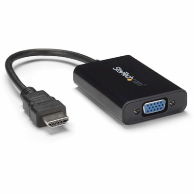 StarTech.com Câble A/V StarTech.com - HDMI/Mini-phone/USB/VGA - pour Périphérique audio/vidéo, Ultrabook, Ordinateur Portable, Projecteur, Moniteur, TV - 1 Pack - HDMI/Mini-phone/USB/VGA pour Périphérique audio/vidéo, Ultrabook, Ordinateur Portable, Pr  Ã  VGA   avec discrete audio output-hdmi Ã  VGA e