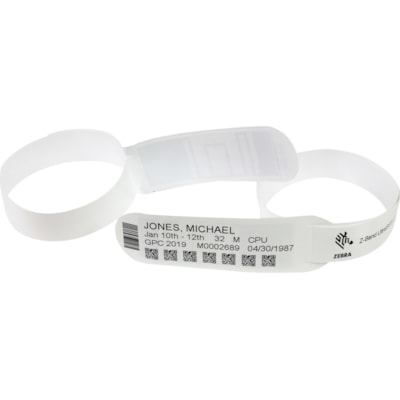 WRISTBAND SYNTHETIC 1X6IN DT  LABL 